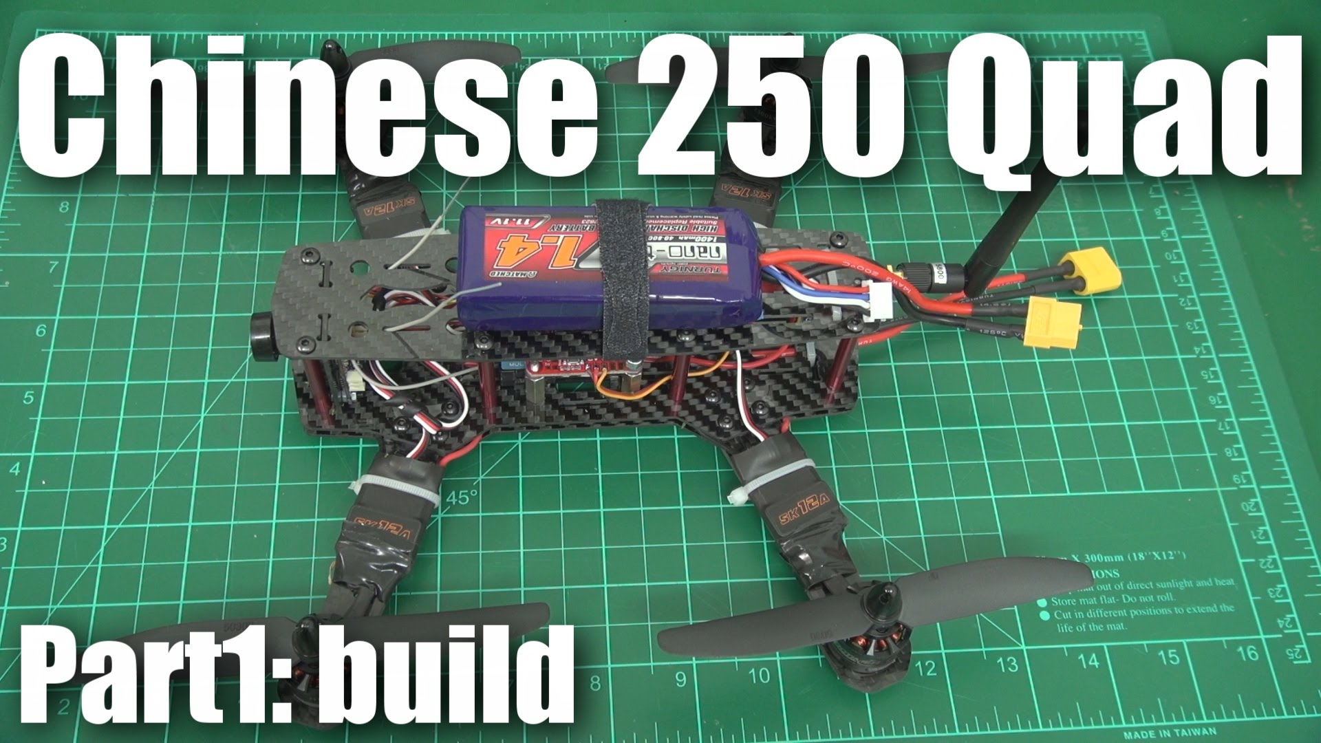 Review: Cheap carbon Chinese 250-size mini quadcopter (part 1)
