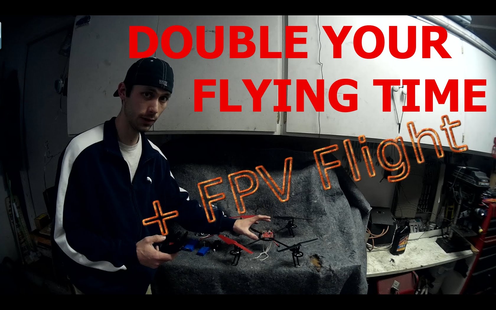 Double Quadcopter Flight Time: Speed Mods + FPV Flight