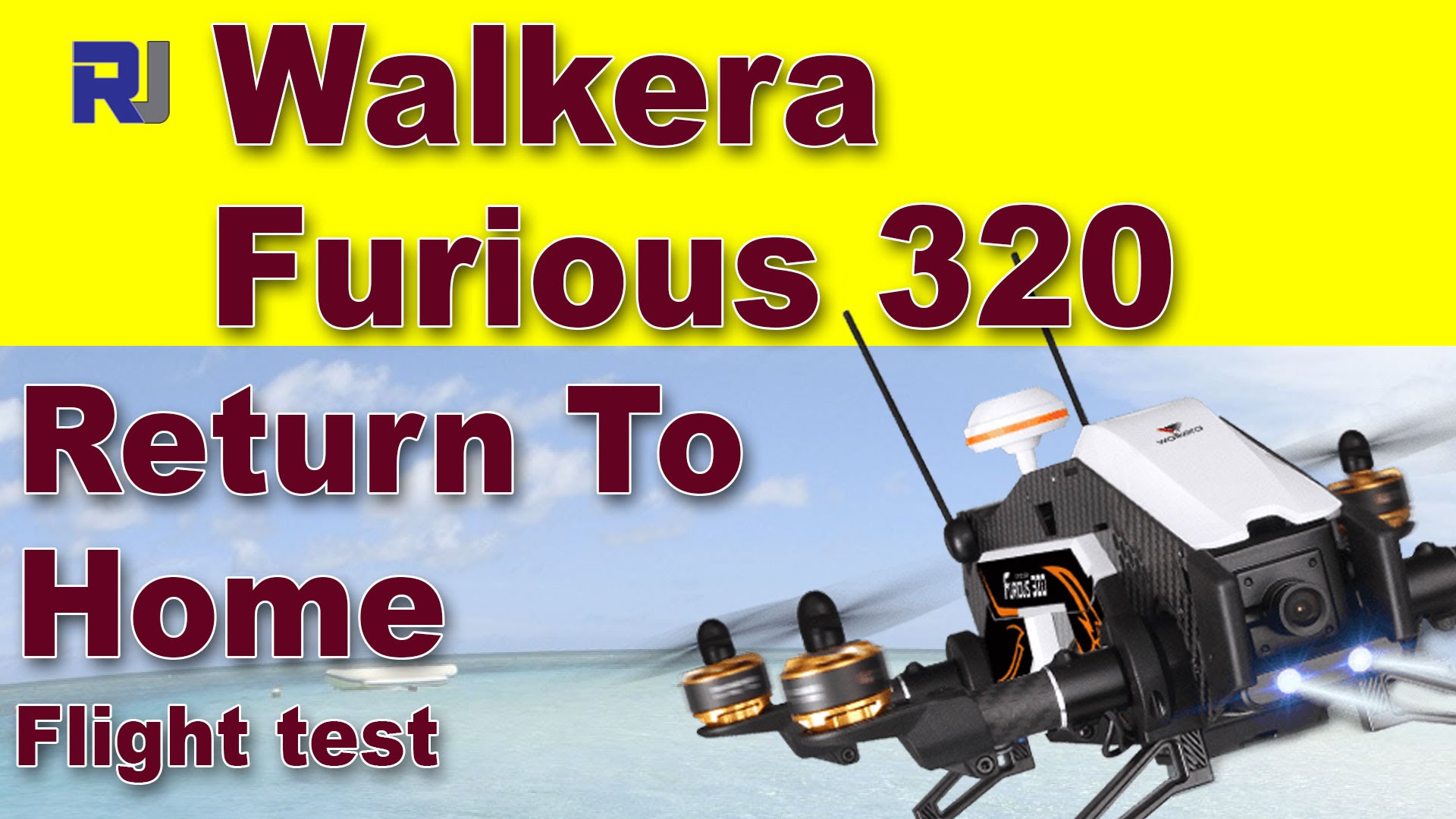 Walkera Furious 320 Quadcopter Return to Home Flight test