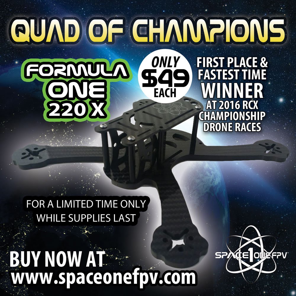 FPV Drone Racing Build Video – Formula 220-X – Space One FPV