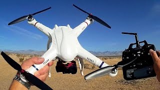 FreeX Low Cost GPS Gimbal Camera Drone Flight Test Review