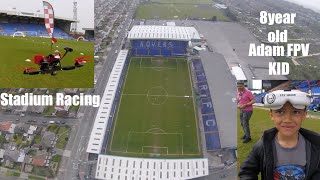 HPIGUY | Tranmere Football Ground Drone Race – 8year old Adam FPV Kid
