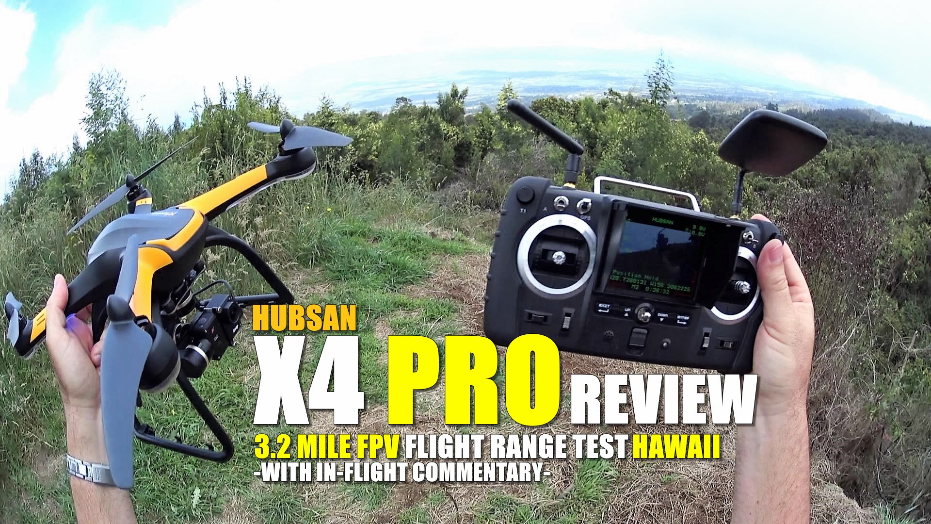HUBSAN X4 PRO H109s FPV GPS QuadCopter Review – Part 3 – [Range Test With 3D Gimbal & GitUp Git2]