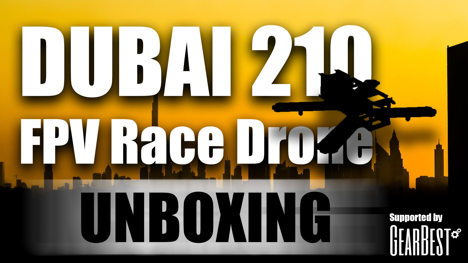 (15) Dubai 210 Lisam 210 – DIY FPV Race Drone Set – Unboxing