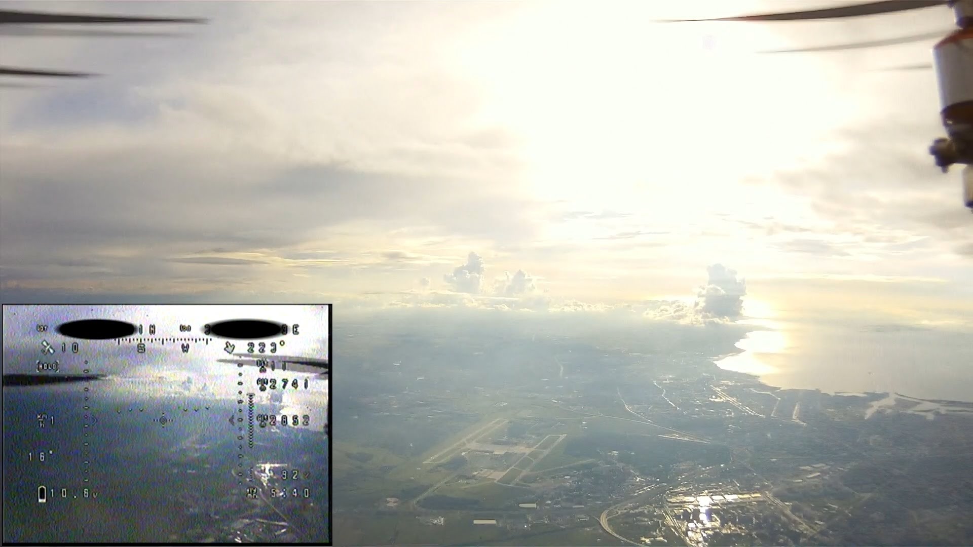 Hexacopter altitude 3.2km FPV