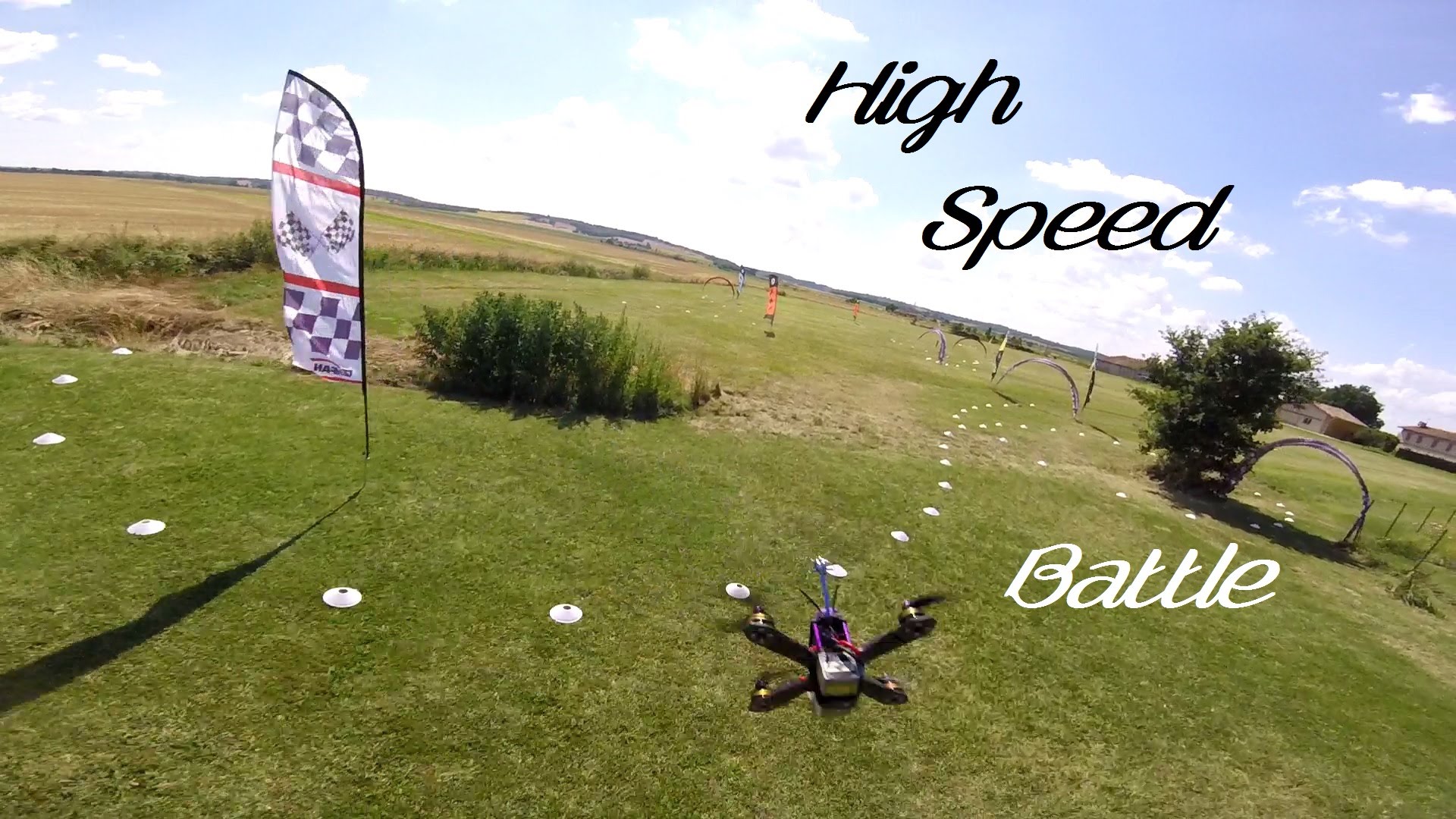 High Speed Battle at FPV AIR RACE Drone Racing