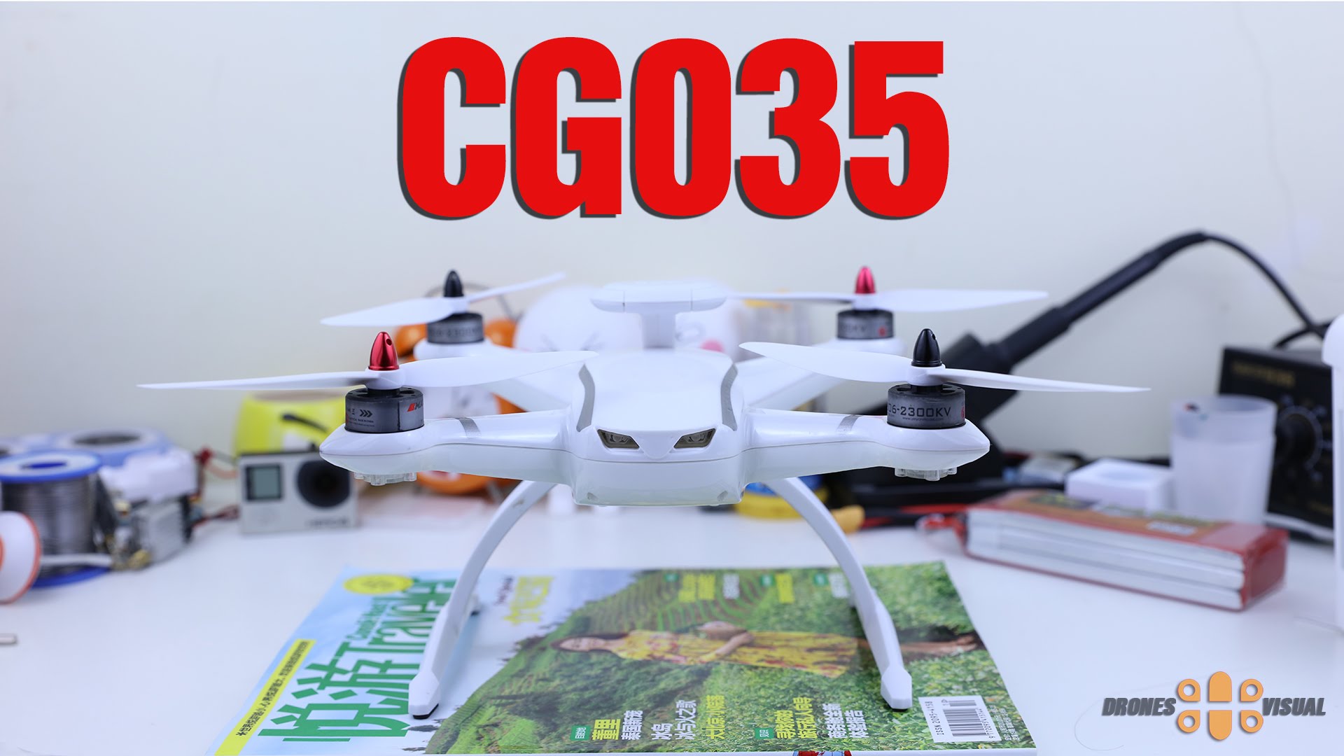 CG035 Drone with GPS and Follow Me Mode Unboxing
