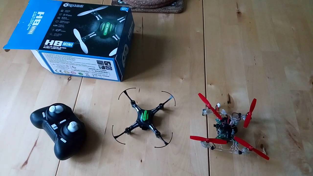 Eachine h8 miny converted to fpv with a picnic quad frame