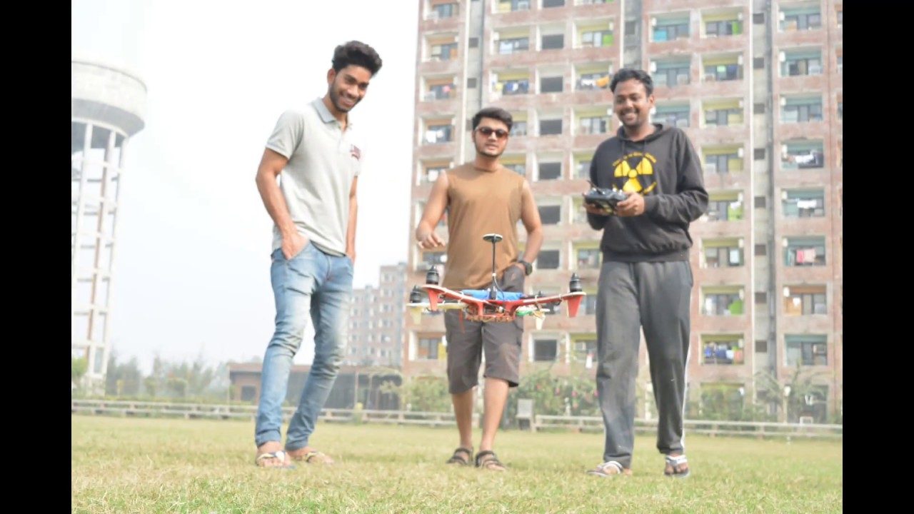 DJI NAZA V2 UAV QuadCopter Low Altitude Flight Test | Raj Agarwal | Arnab Das | Gaurav | Abdul