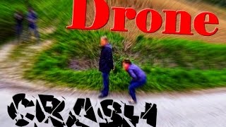 Racing drone FPV crash accident with GoPro 3 black (Runner 250)