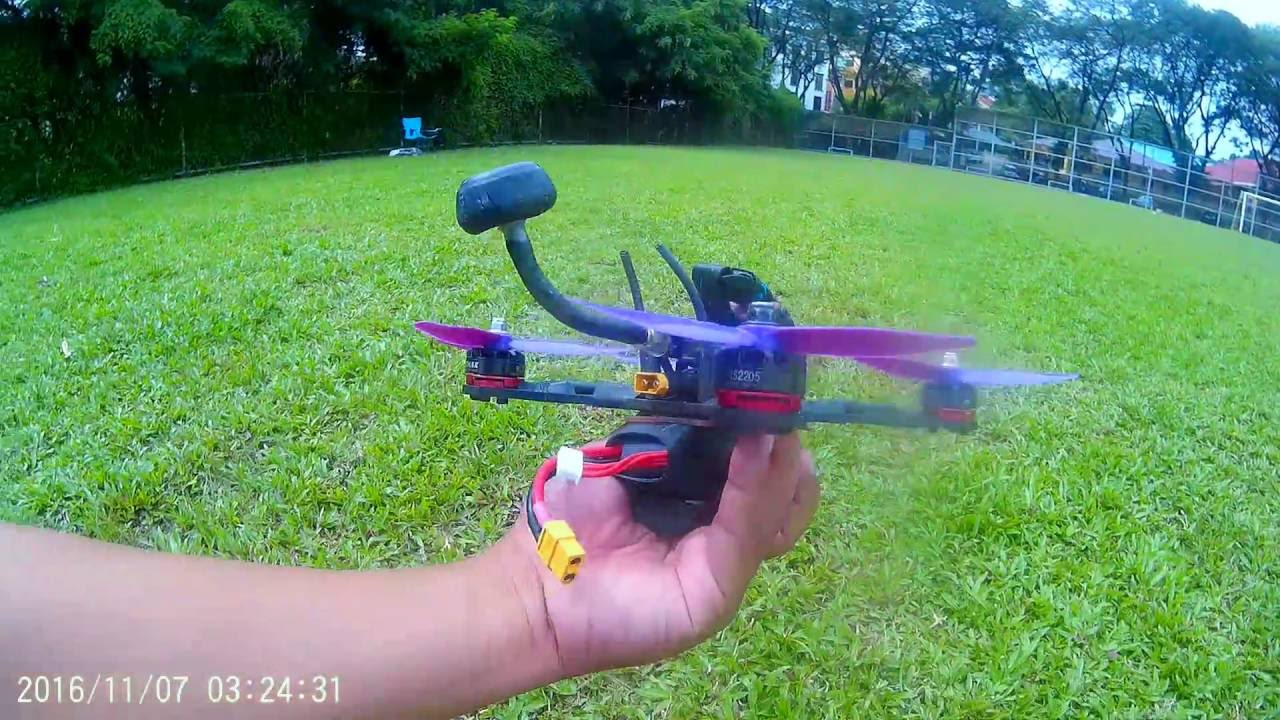 SOUND AND SPEED OF RACING QUADCOPTER
