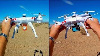 Bayangtoys X16W Upgrade Altitude Hold Camera Drone Flight Test Review