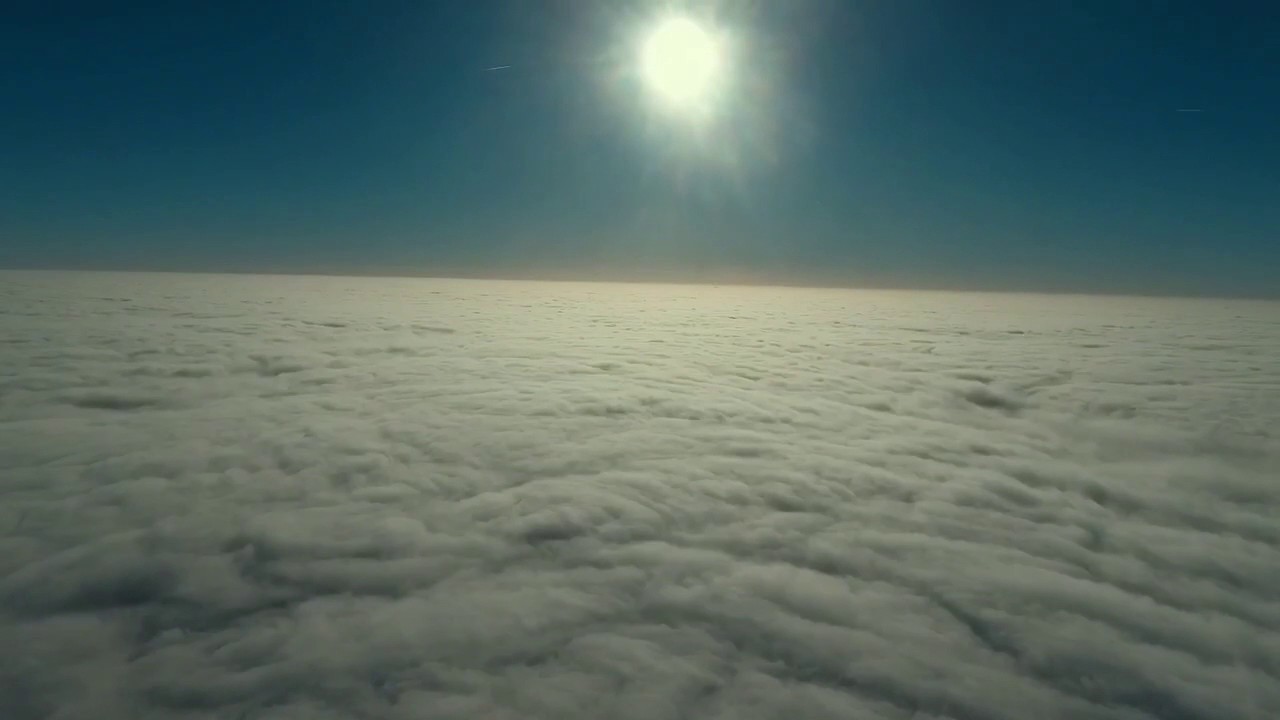 DJI Phantom 4 Max altitude and flight above the clouds