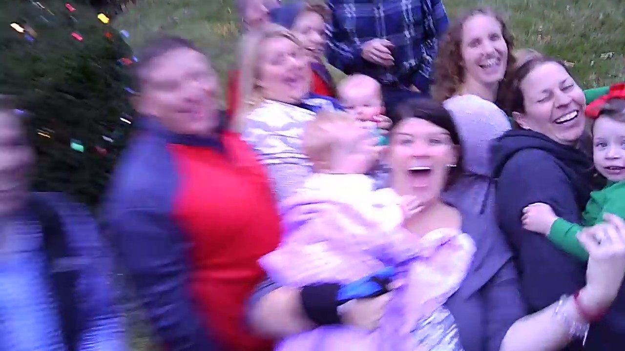 Family photo drone fail