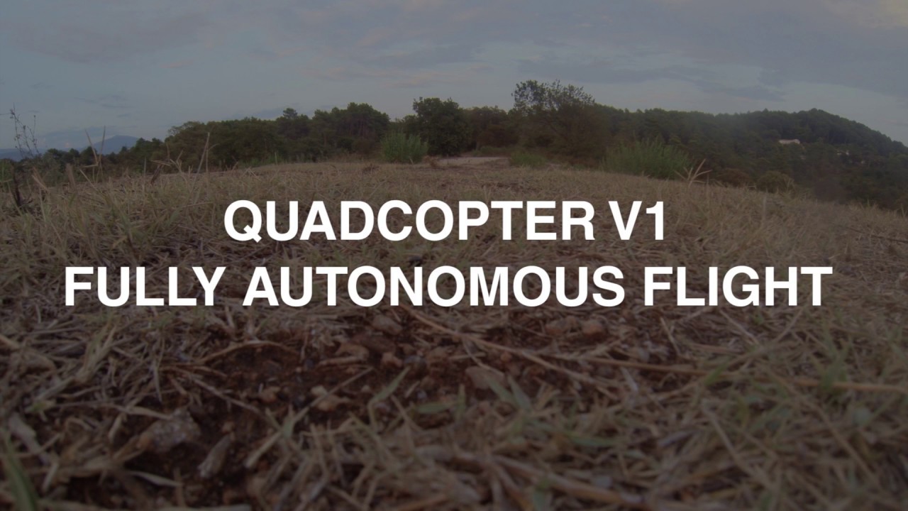 Quadcopter V1 Fully Autonomous Flight (APM 2.5)