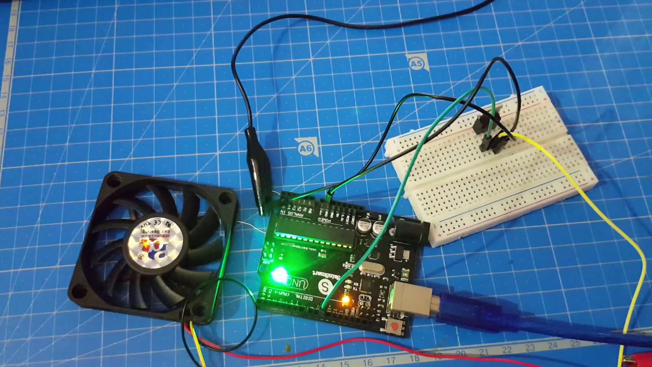Controlling fan speed with mosfet and Arduino