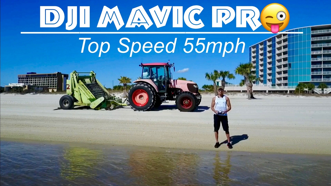 DJI Mavic Pro Quadcopter Drone | Top Speed of 55mph with the Wind Quick Video Clip