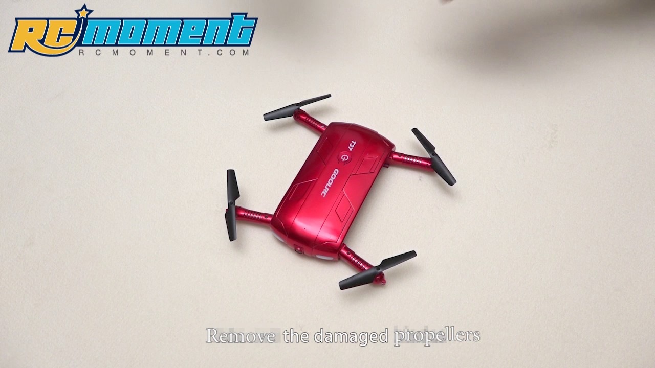 GoolRC T37 Wifi FPV HD Camera G-sensor Altitude Hold Foldable Mini Selfie RC Drone Quadcopter RM7183