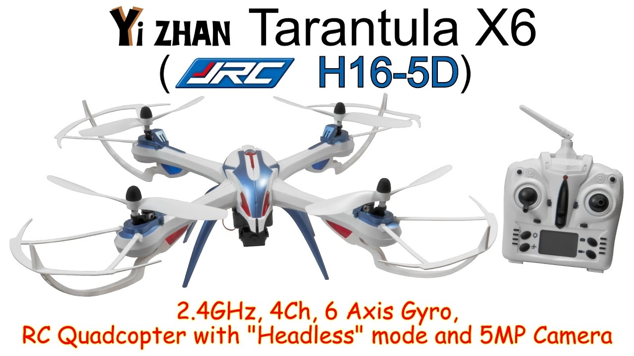 JJRC H16-5D 2.4GHz, 4Ch, 6 Axis Gyro, RC Quadcopter with Headless mode and 5MP Camera (RTF)