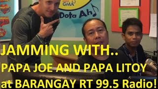 Foreigner jamming in 99.5 RT Philippines Radio Station – Papa Joe and Papa Litoy Pinoy Radio Station