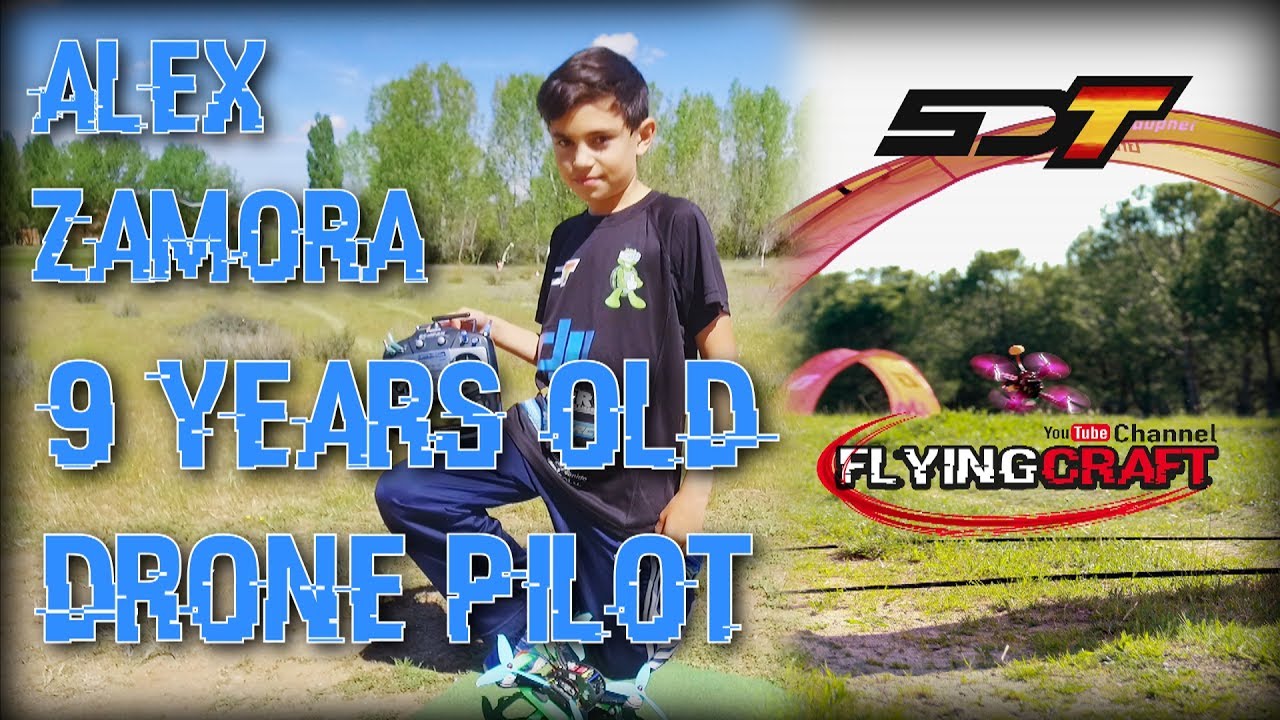 Piloto de drones de carreras con 9 años, Alex Zamora Spain Drone Team FPV Racing