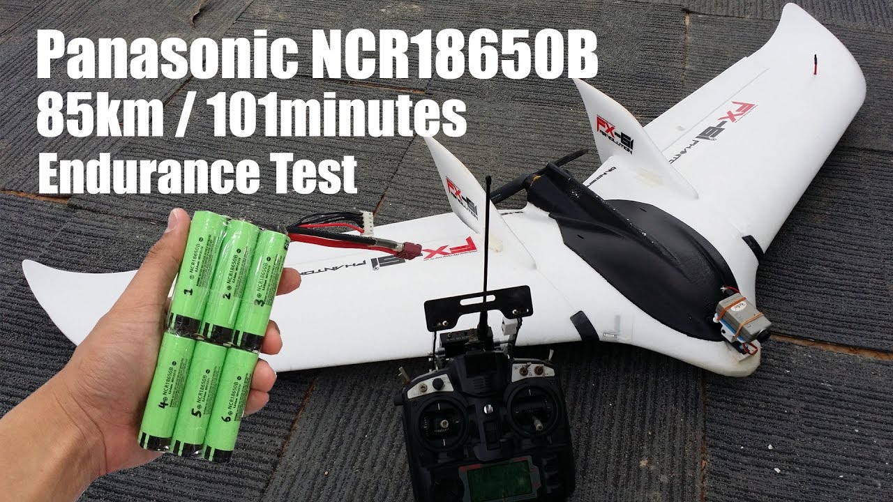 Zeta FX61 85km 101min Range Test with NCR18650B 4S3P
