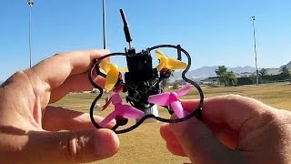 dustX58 Tinyfish Brushless Micro FPV Drone Flight Test Review