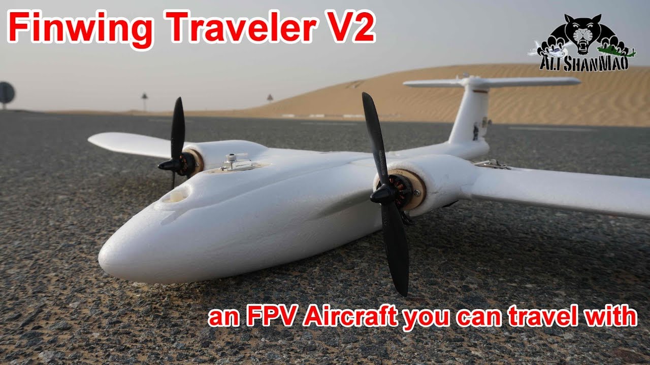 Finwing Traveler V2 Backpack FPV Plane Maiden Flight