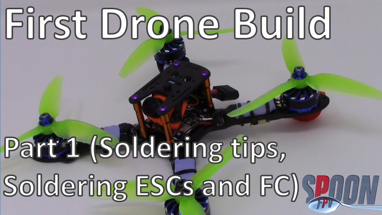 First Drone Build Part 1 Frame ESC FC Prep