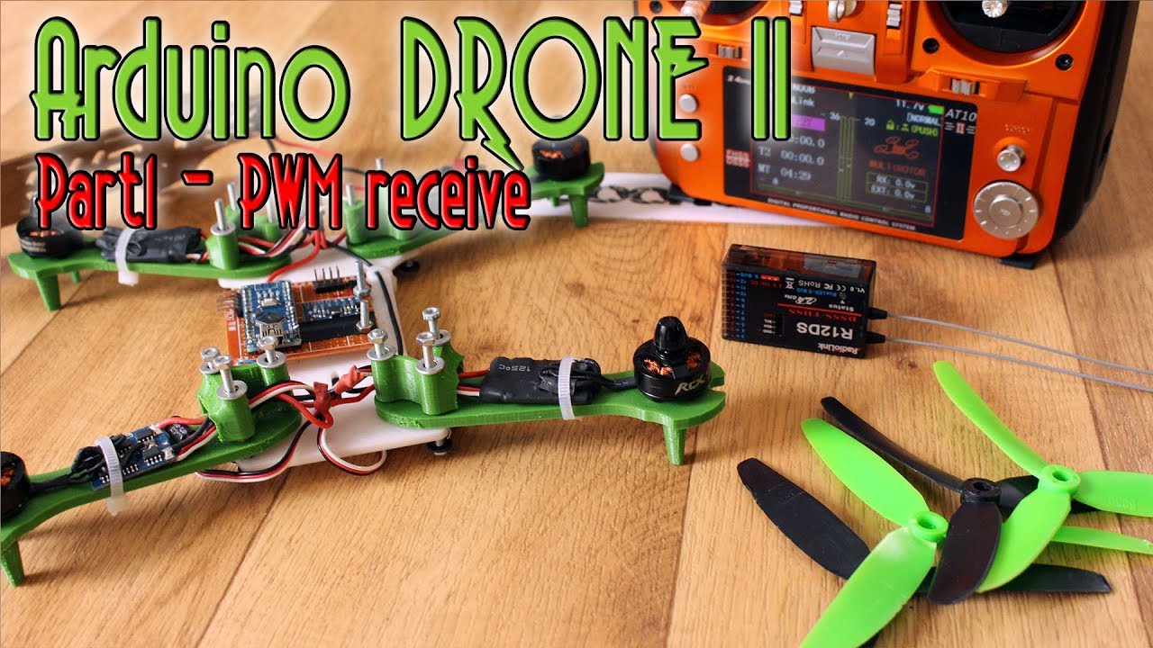 Arduino DRONE II Part 1 receiver PWM read