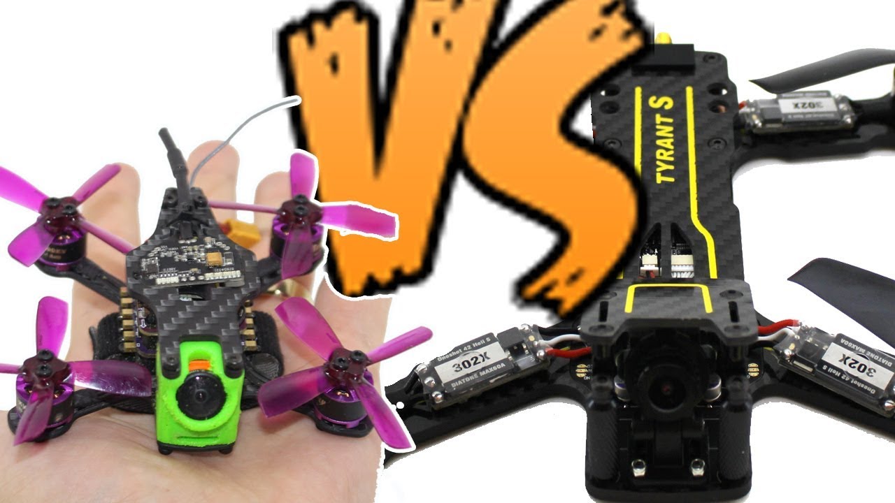 PERFORMANCE PACKED Micro drone VS Racing Drone.