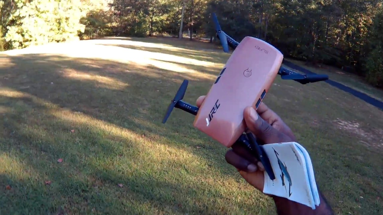 New JJRC H47 ELFIE+ Foldable RC Pocket Selfie Drone Review