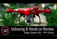 The VR Shop – Unboxing Hands on Review – Magic Speed X52 (FPV Drone)