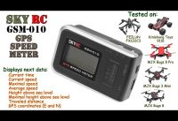 SKYRC GSM-010 GPS Speed Meter (Tested on Car and Quadcopters)