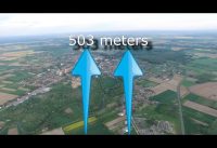 DJI Phantom 4 maximum altitude reach (503m) and lose signal