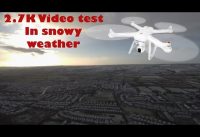 XIAOMI Mi Drone 4K – 1440P 2.7K Video Test in Snowy Weather