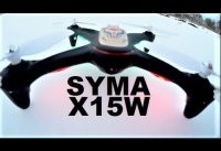 DoDoeleph Syma X15W LIGHT WIND TEST Drone Altitude Hold Function RC DRONE Review