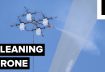 These Giant Drones Carefully Groom Wind Turbine Blades to Keep Them From Freezing