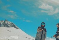 Carry your drone while snowboarding
