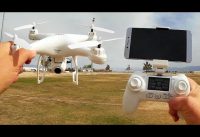 SJRC S20W GPS FPV Follow Me Camera Drone Flight Test Review