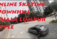 Inline Skating vs FPV Drone Downhill Malaysia