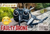 FQ777 | FQ31 Foldable Pocket Drone | Unboxing Flight Review “Fail”