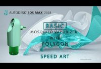 3Ds MAX 2018 | Basic Mosquito Vaporizer | Polygon | Speed Art