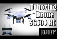 Unboxing Drone SG600 RC Follow Me Mode WiFi FPV Altitude Hold CâMERA 720P Gearbest 2018