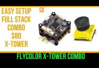 Mid Range Easy Setup Stack Flycolor X-Tower 40A ESC Caddx S2 FPV Camera