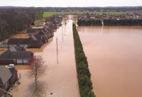Drone video of Flooding in Muscle Shoals
