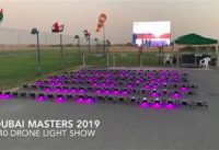 Dubai Masters Light Show with 140 Drones