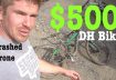 500 Downhill Bike but I crashed my Mavic Pro Drone