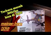 Unboxing and Review Terbaru drone lipat murah KY601S sudah altitude hold (foldable drones)