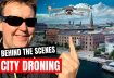Drone Flying in the City of Copenhagen